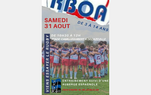 RENTREE DE L'ECOLE DE RUGBY